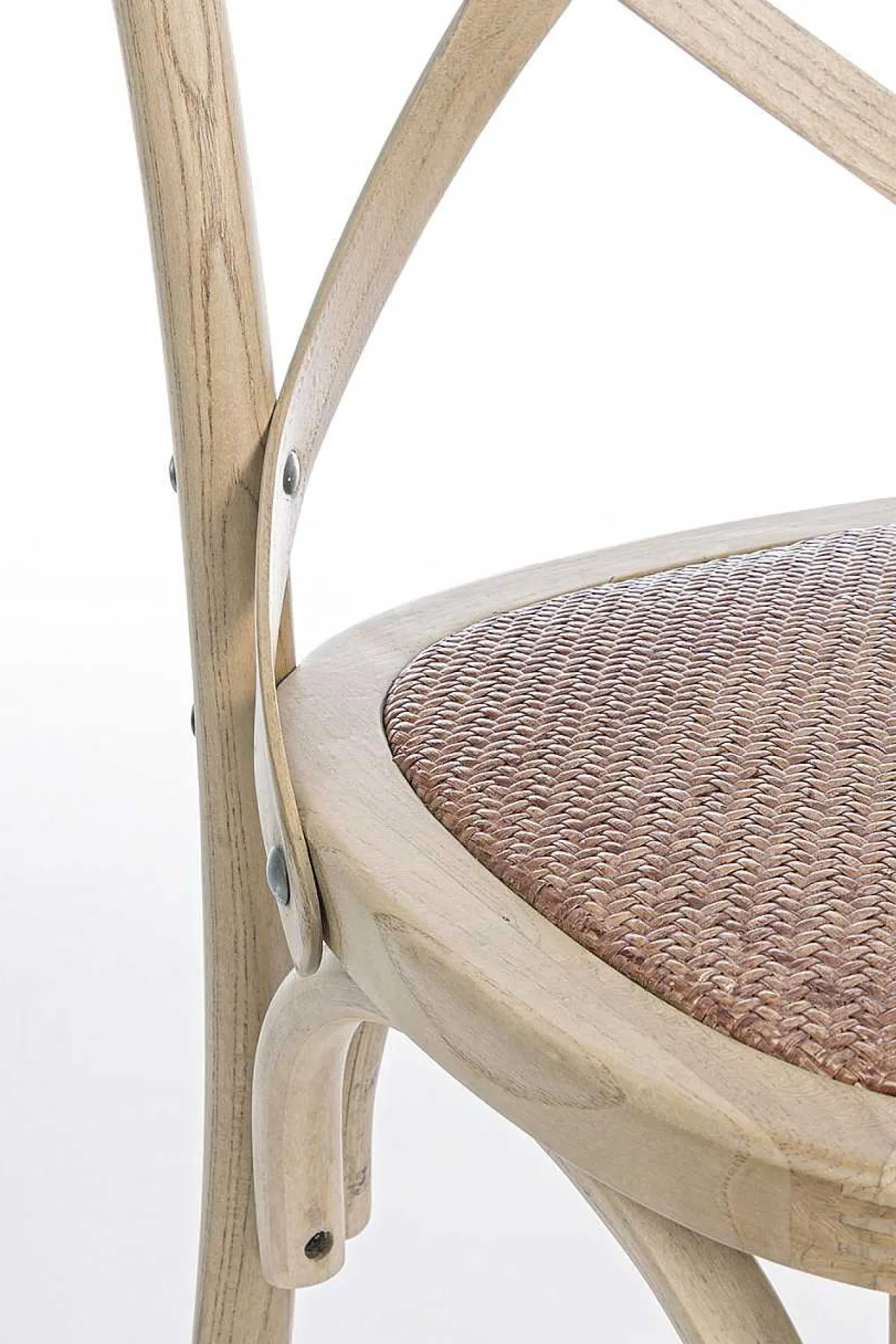mutoni lifestyle Holzstuhl Cross Natur 52X51X87> Holzstühle