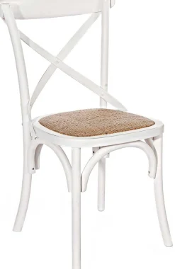 mutoni lifestyle Holzstuhl Cross Weiss><noscript><img width=
