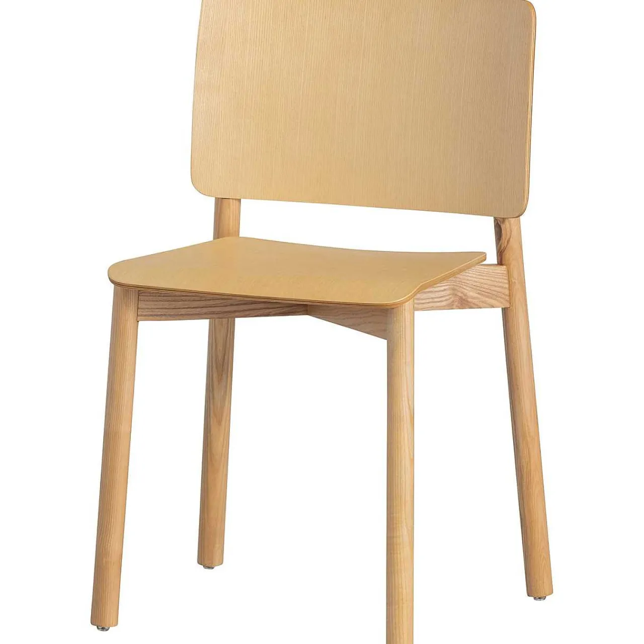 mutoni living Holzstuhl Karel Natur> Holzstühle