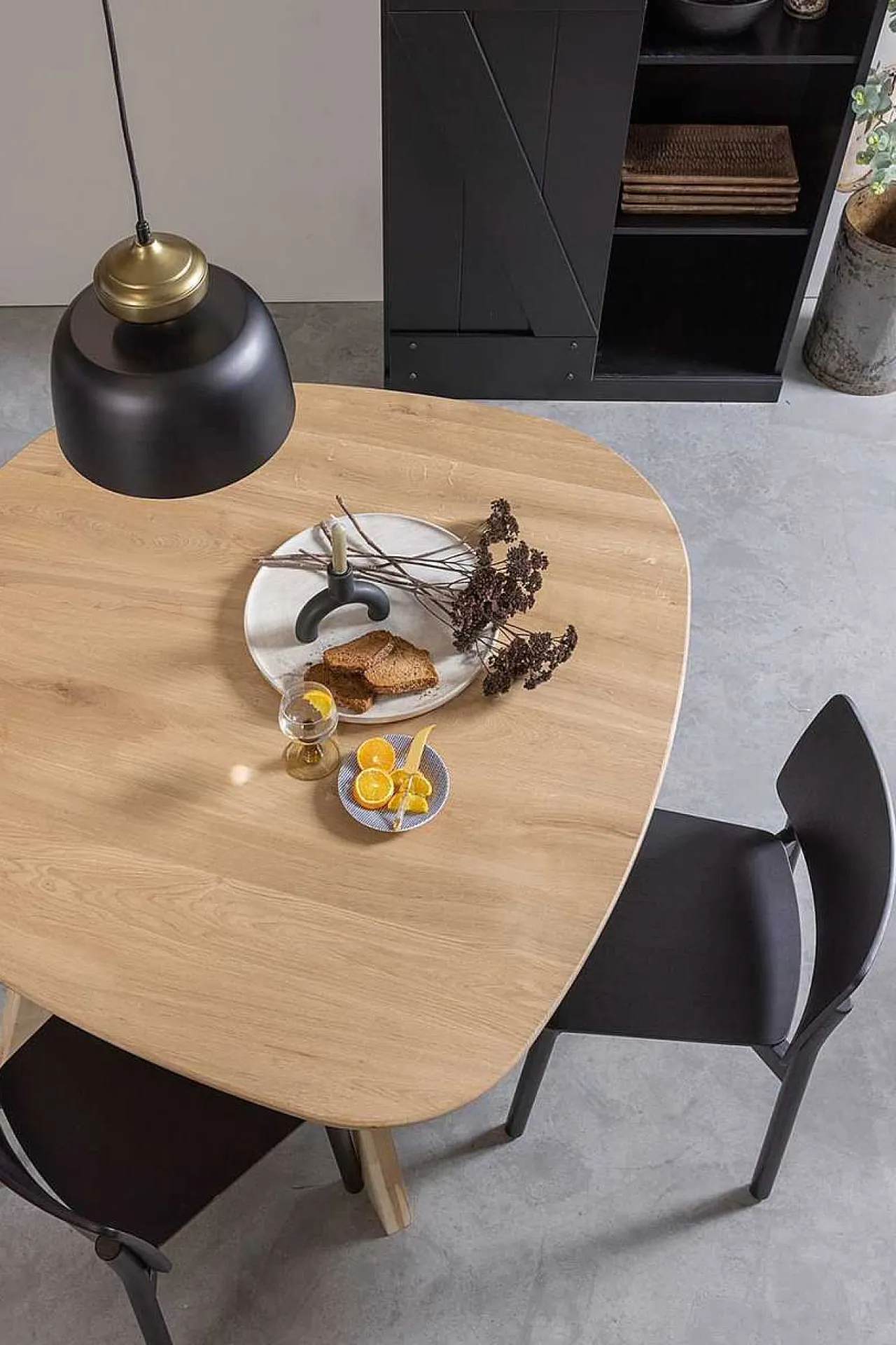 mutoni living Holzstuhl Karel Schwarz> Holzstühle