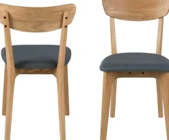 mutoni scandi Holzstuhl Light Retro Dunkelgrau> Holzstühle