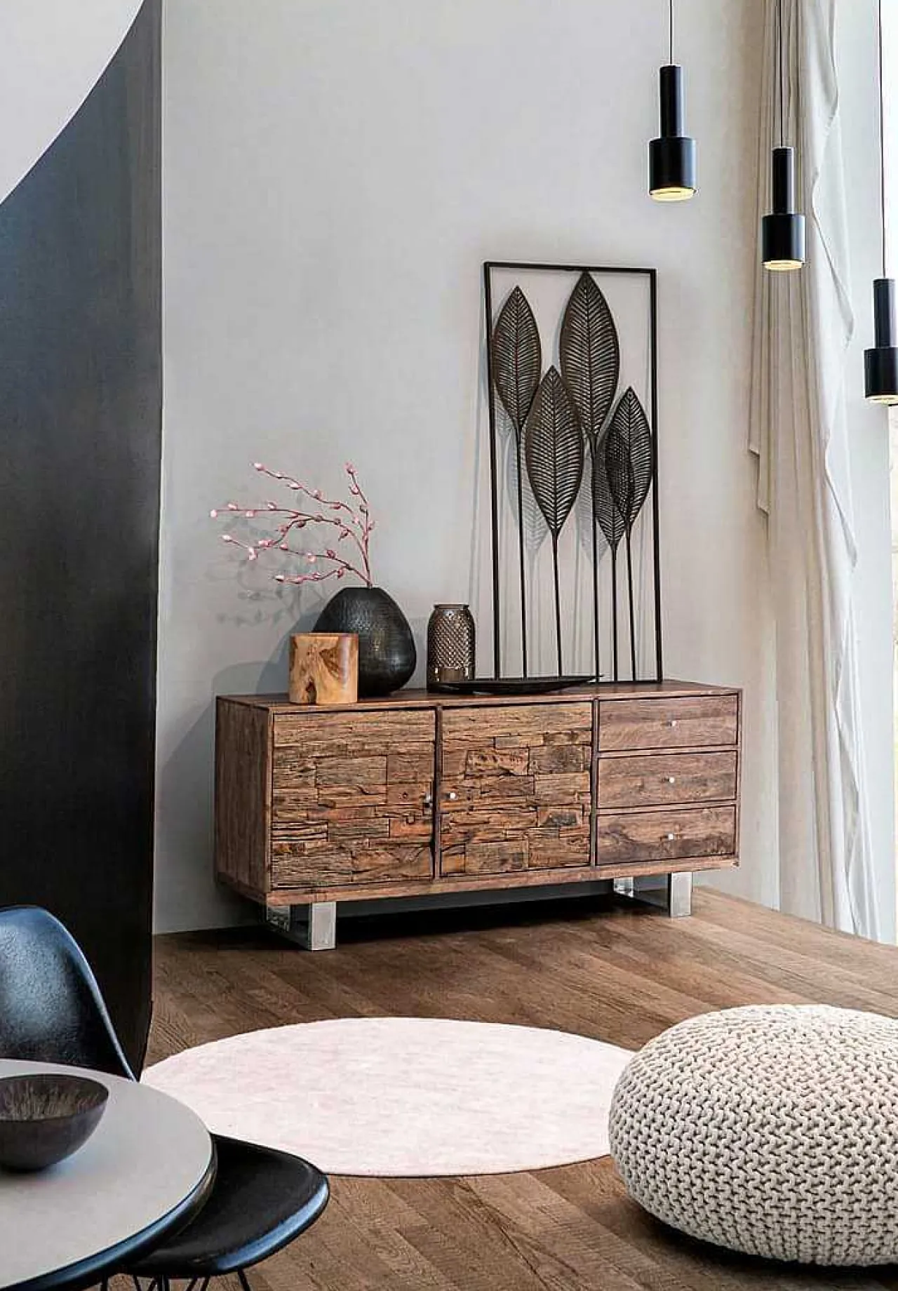 mutoni lifestyle Kerze Akabe Rund 20> Kerzen