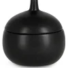mutoni lifestyle Kerze Canister Mit Deckel Schwarz Rund 14> Kerzen
