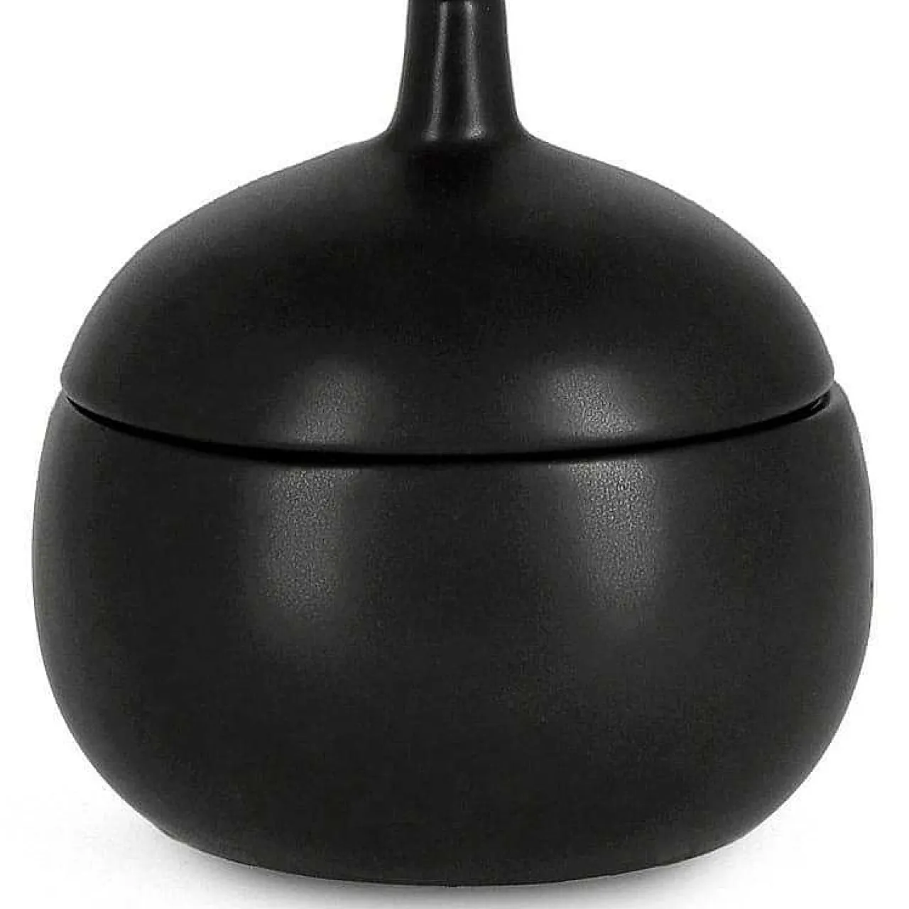 mutoni lifestyle Kerze Canister Mit Deckel Schwarz Rund 14> Kerzen