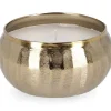 mutoni lifestyle Kerze Chisel Gold Rund 13> Kerzen