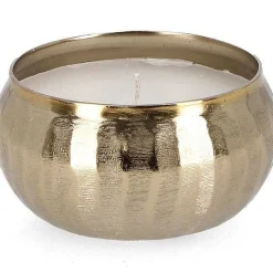 mutoni lifestyle Kerze Chisel Gold Rund 13> Kerzen
