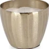 mutoni lifestyle Kerze Chisel Gold Rund 10> Kerzen