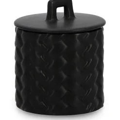 mutoni lifestyle Kerze Twine Mit Deckel Schwarz Rund 10> Kerzen