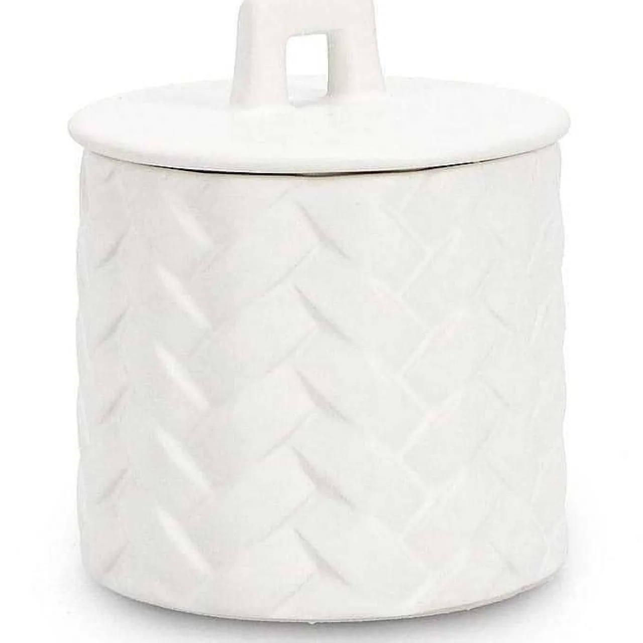 mutoni lifestyle Kerze Twine Mit Deckel Weiss Rund 10> Kerzen