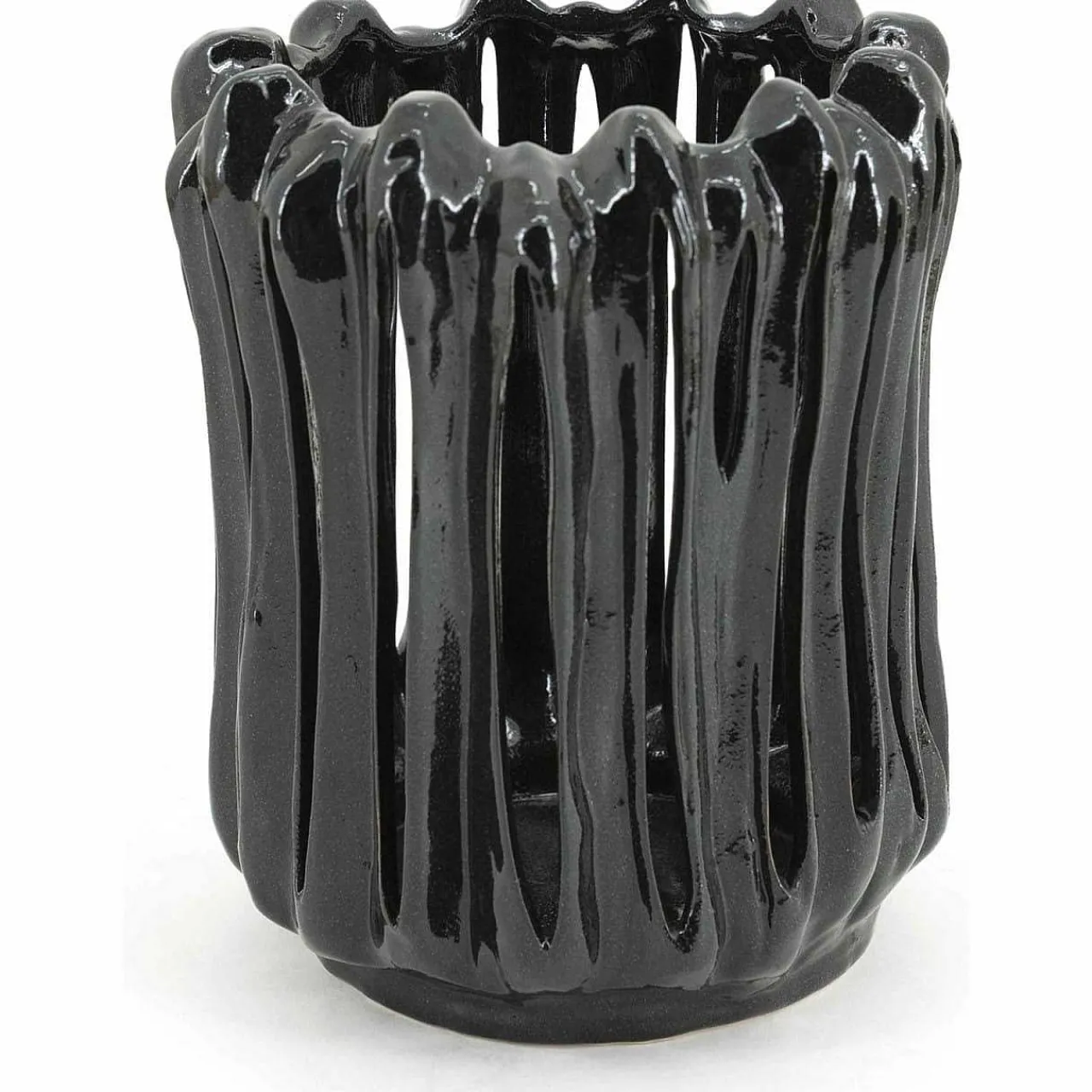 By-Boo Kerzenhalter Alba Schwarz> Windlichter & Teelichthalter
