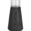 mutoni lifestyle Kerzenhalter Mardan Schwarz Rund 13> Kerzenständer & -Halter