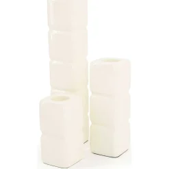 By-Boo Kerzenständer Cube Beige (3Er-Set)><noscript><img width=