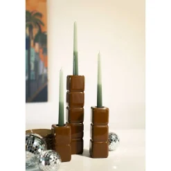 By-Boo Kerzenständer Cube Mustard (3Er-Set)><noscript><img width=