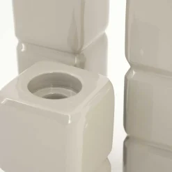 By-Boo Kerzenständer Cube Taupe (3Er-Set)> Kerzenständer & -Halter