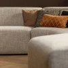 mutoni living Kissen Alvar Sand/Schwarz 45X45> Kissen