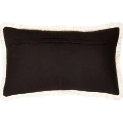 mutoni living Kissen Caleb Schwarz/Offwhite 60X40> Kissen