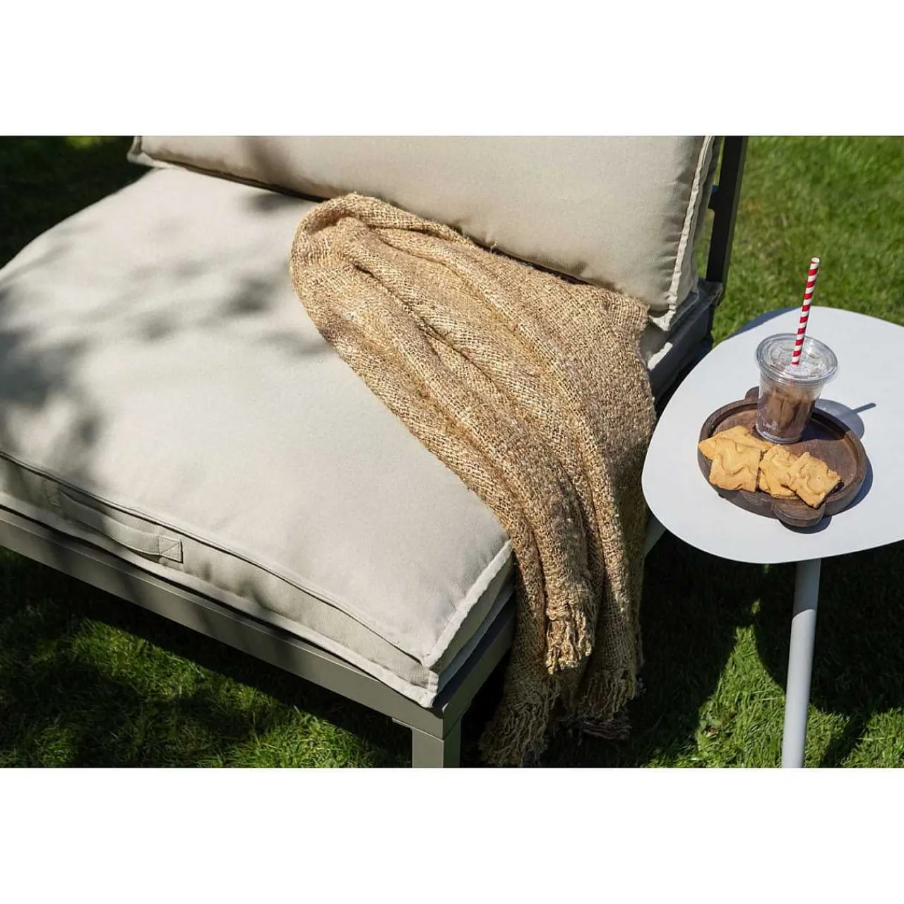 mutoni living Kissen-Set Victor Sand 90 (2-Teilig)> Kissen Gartenmöbel