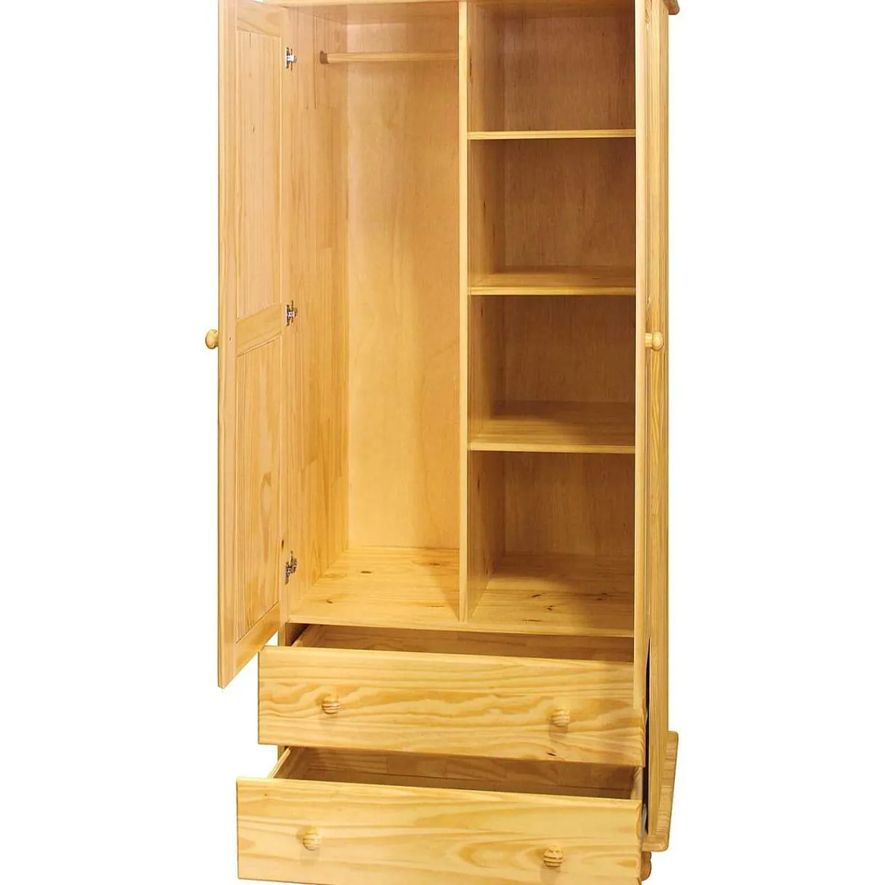 mutoni sweet home Kleiderschrank Bronda Kiefernholz Natur 177> Kleiderschränke