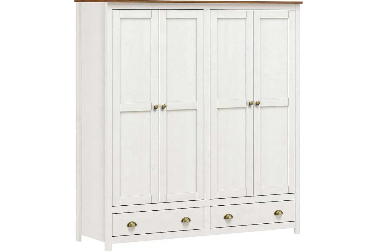 mutoni trend Kleiderschrank Kiefer Massiv 176X54X185> Kleiderschränke