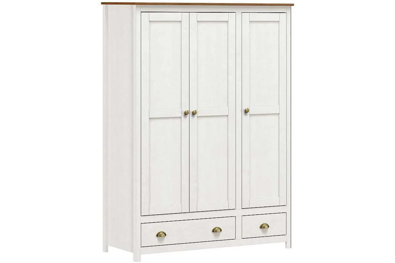 mutoni trend Kleiderschrank Kiefer Massiv 136X54X185> Kleiderschränke