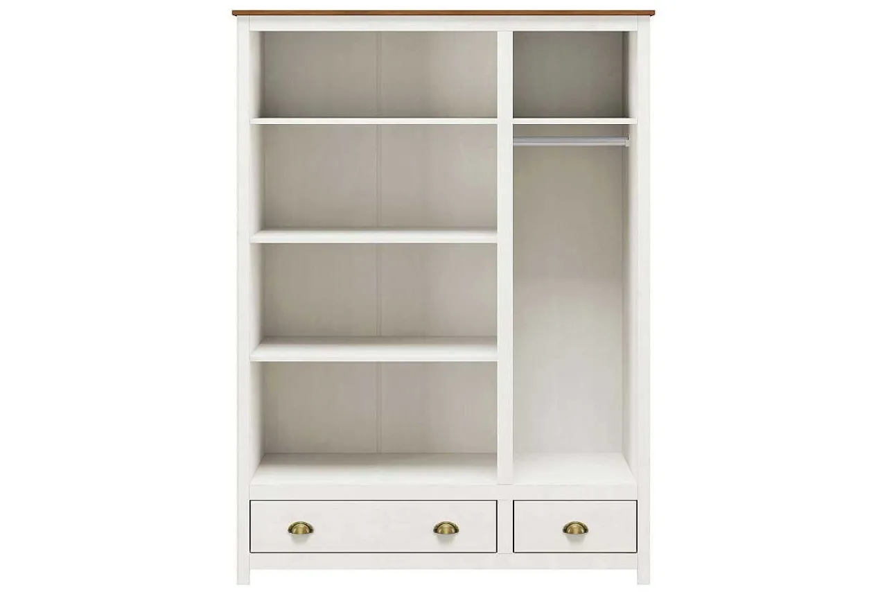 mutoni trend Kleiderschrank Kiefer Massiv 136X54X185> Kleiderschränke