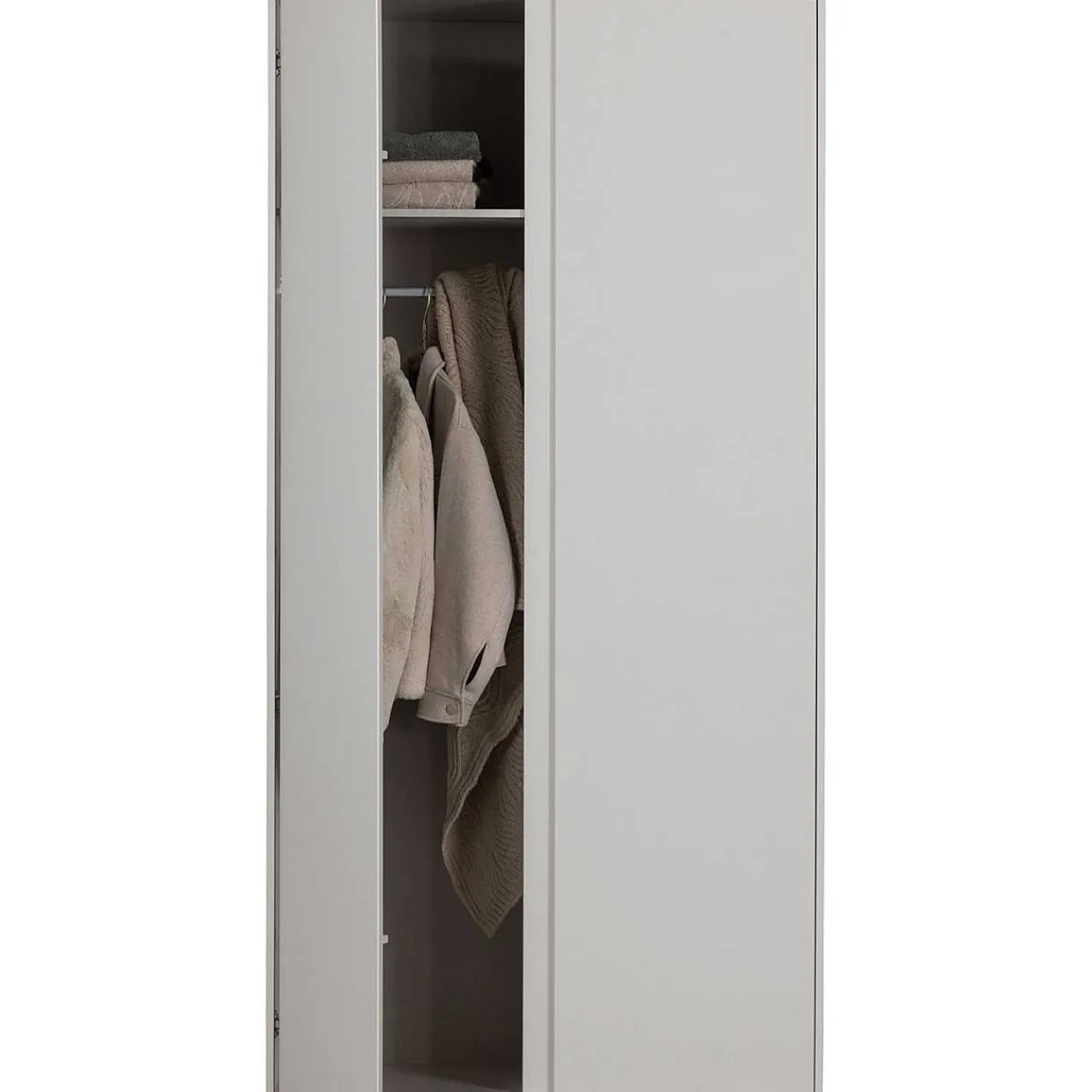 mutoni living Kleiderschrank Maevy Kiefer Cloud Grey 200X100> Kleiderschränke