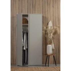 mutoni living Kleiderschrank Maevy Kiefer Cloud Grey 200X100><noscript><img width=