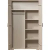 mutoni living Kleiderschrank Noah Kiefer Geburstet Dust 200X110> Kleiderschränke