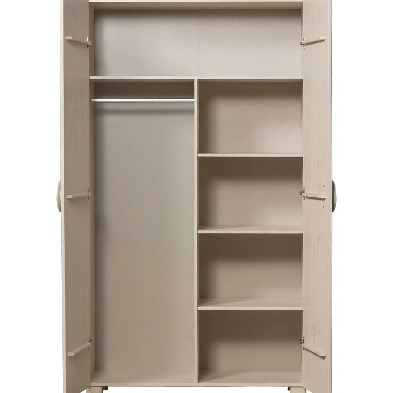 mutoni living Kleiderschrank Noah Kiefer Geburstet Dust 200X110> Kleiderschränke