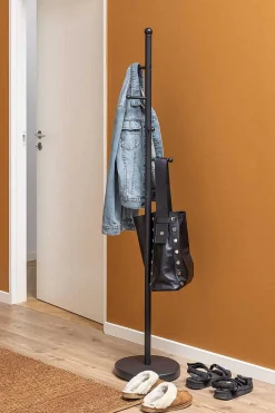 mutoni scandi Kleiderständer Amaryllis Metall Schwarz 170><noscript><img width=