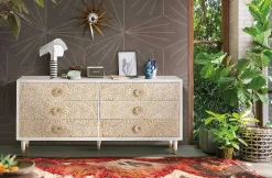 mutoni inspiration Kommode Antigua Mangoholz Weiss 170X80><noscript><img width=