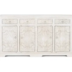 mutoni inspiration Kommode Antique Mangoholz Antikweiss 180X100><noscript><img width=