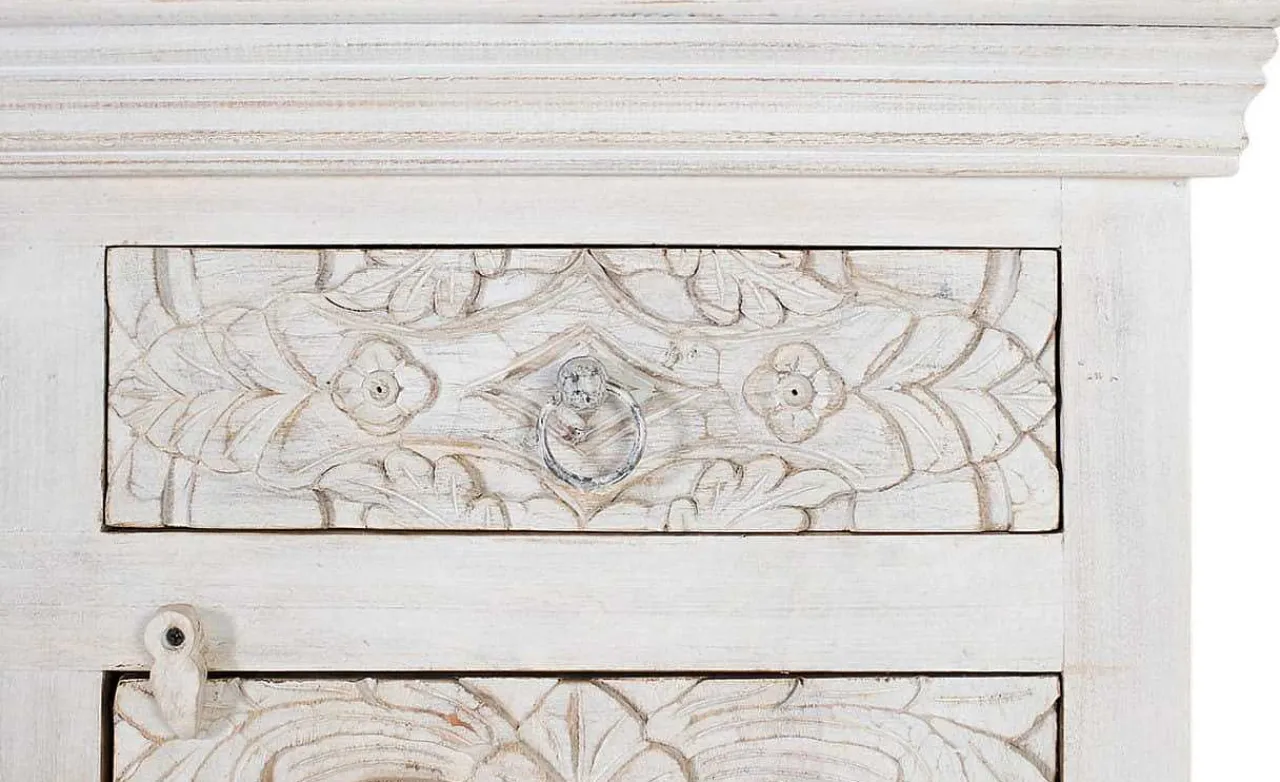 mutoni inspiration Kommode Antique Mangoholz Antikweiss 180X100> Kommoden