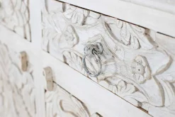 mutoni inspiration Kommode Antique Mangoholz Antikweiss 180X100><noscript><img width=