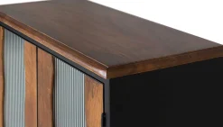 mutoni inspiration Kommode Cura Mangoholz Schwarz 87X90> Kommoden