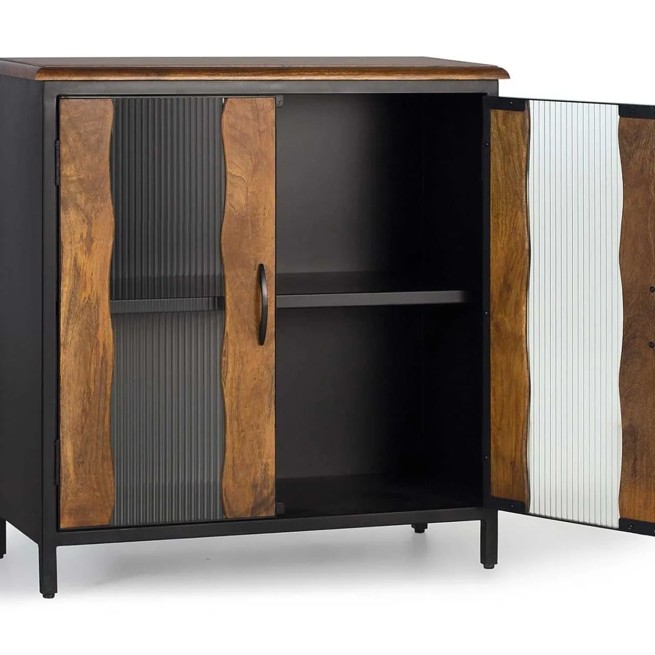 mutoni inspiration Kommode Cura Mangoholz Schwarz 87X90> Kommoden