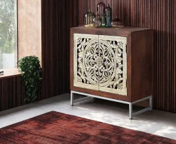 mutoni inspiration Kommode Rea Mangoholz Braun 80X80><noscript><img width=