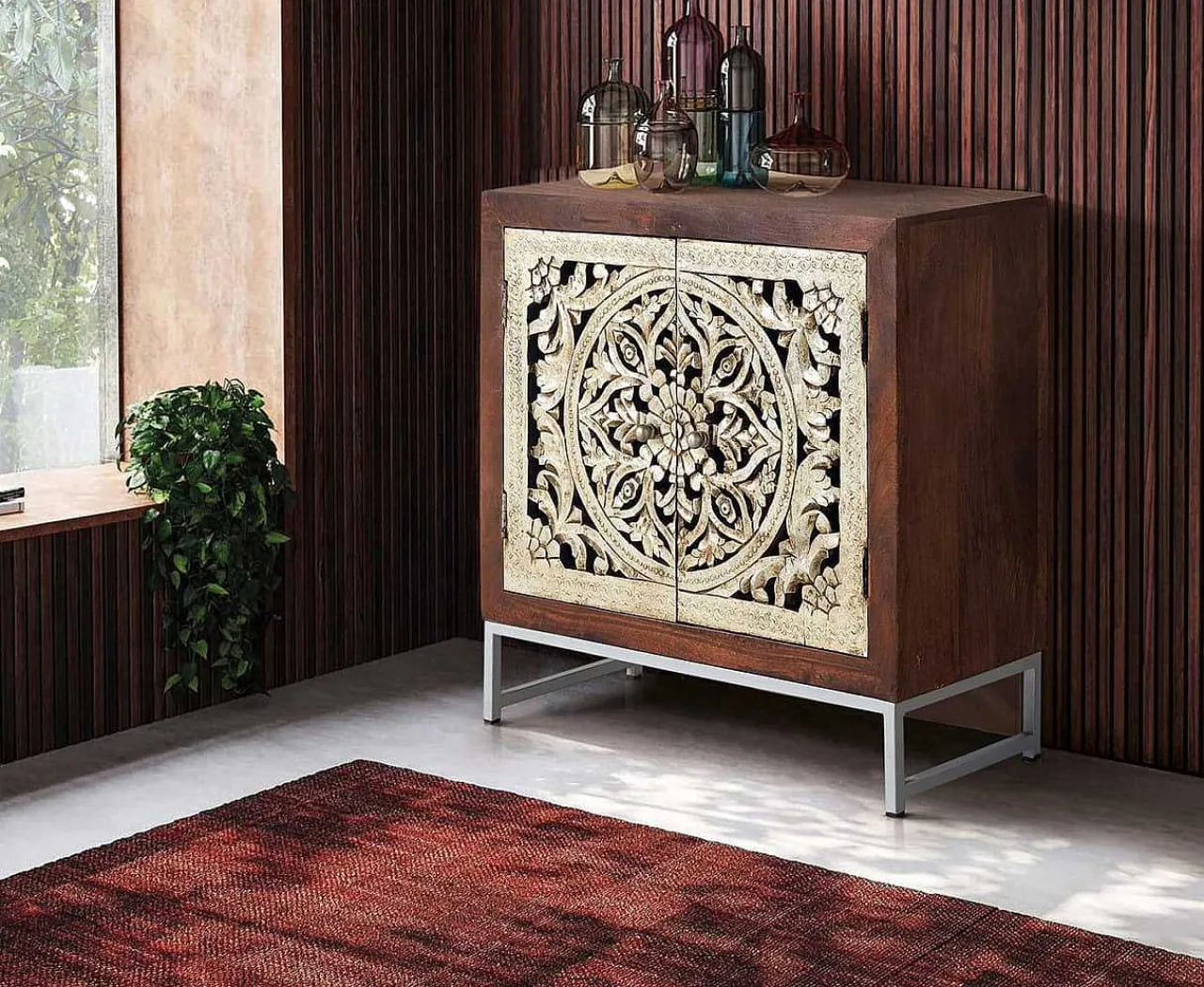 mutoni inspiration Kommode Rea Mangoholz Braun 80X80> Kommoden