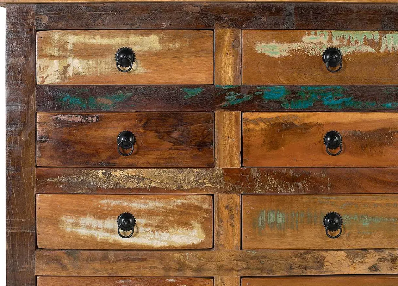 mutoni inspiration Kommode Recyceltes Holz Natur 150X110> Kommoden