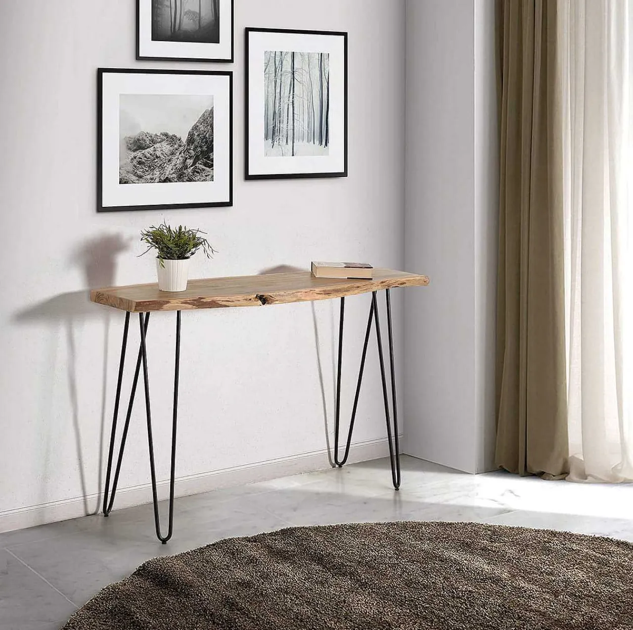 mutoni inspiration Konsole Akazienholz Natur 120X76> Konsolentische
