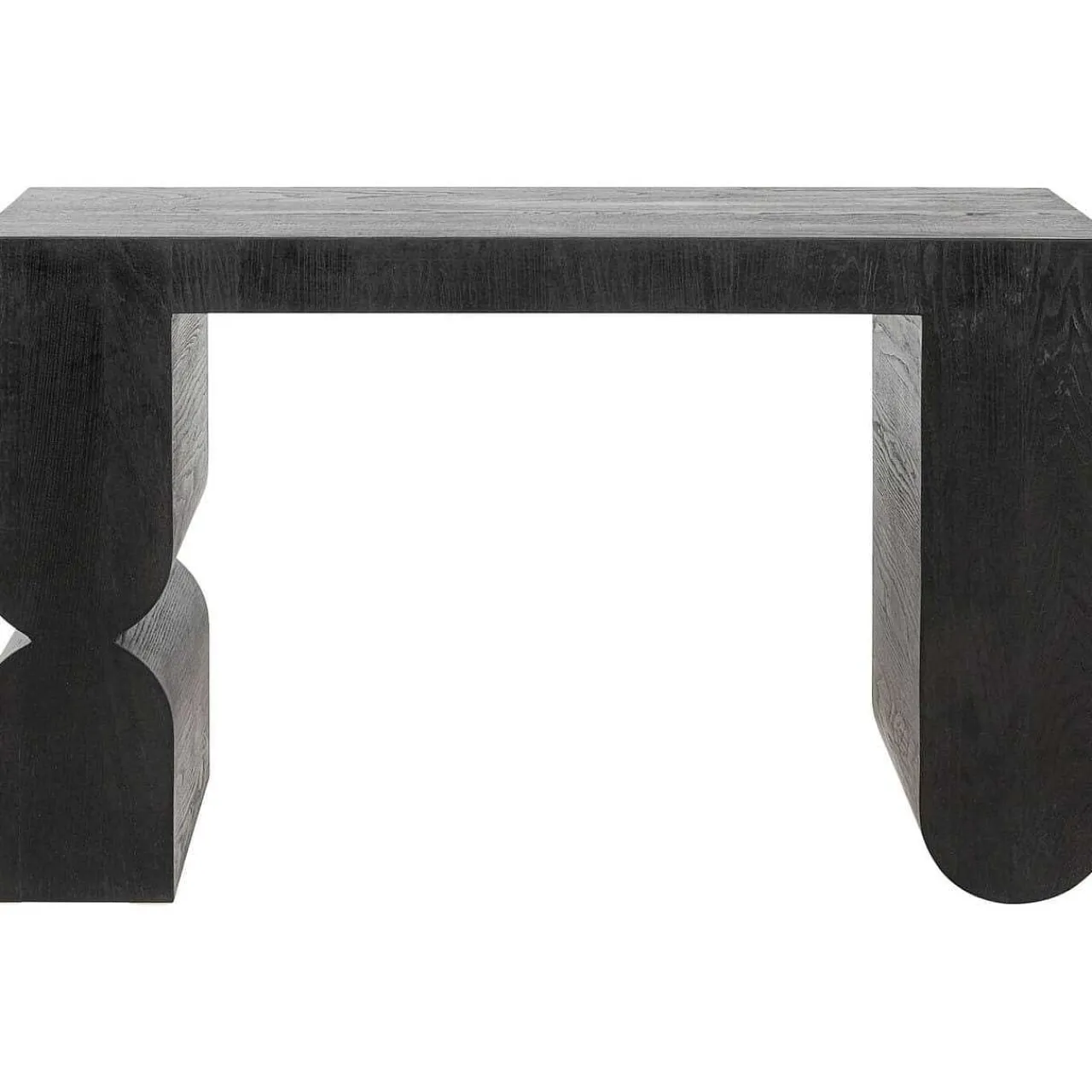 KARE Design Konsole Curve Schwarz 120X76> Konsolentische