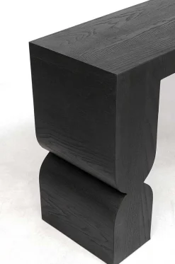 KARE Design Konsole Curve Schwarz 120X76><noscript><img width=