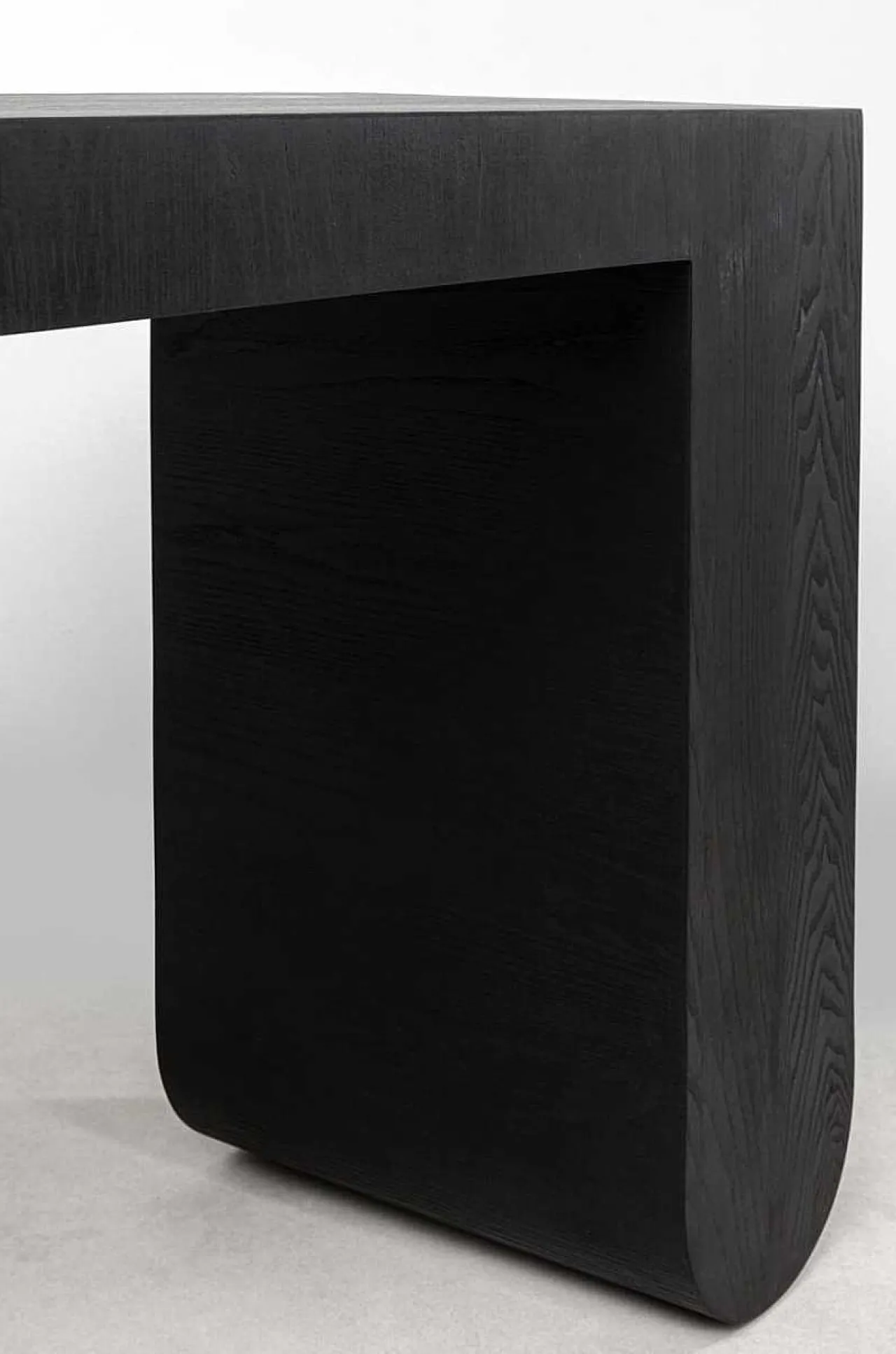 KARE Design Konsole Curve Schwarz 120X76> Konsolentische