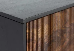 mutoni inspiration Konsole Quadra Palisanderholz Schwarz 90X80> Konsolentische