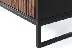 mutoni inspiration Konsole Quadra Palisanderholz Schwarz 90X80> Konsolentische