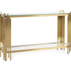 mutoni inspiration Konsole Rostfreier Stahl Gold 130X80> Konsolentische