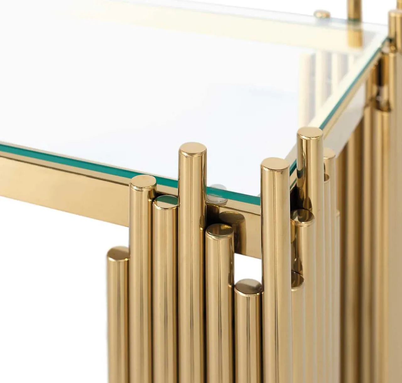 mutoni inspiration Konsole Rostfreier Stahl Gold 130X80> Konsolentische
