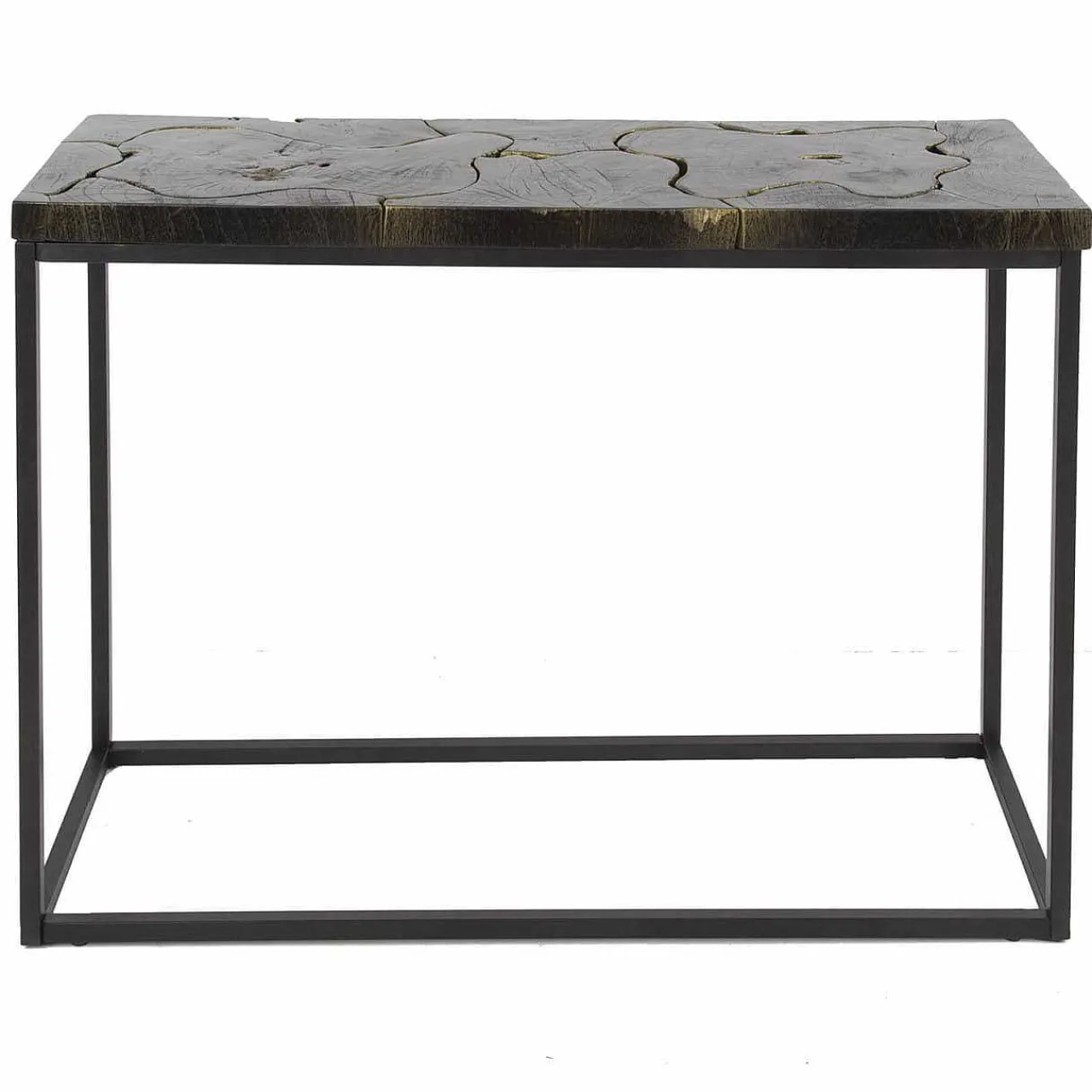 mutoni industrial Konsolentisch Black&Gold Teak> Konsolentische