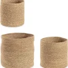 mutoni lifestyle Korb Felicia Rund Hoch Natur (3Er-Set)> Boxen & Körbe