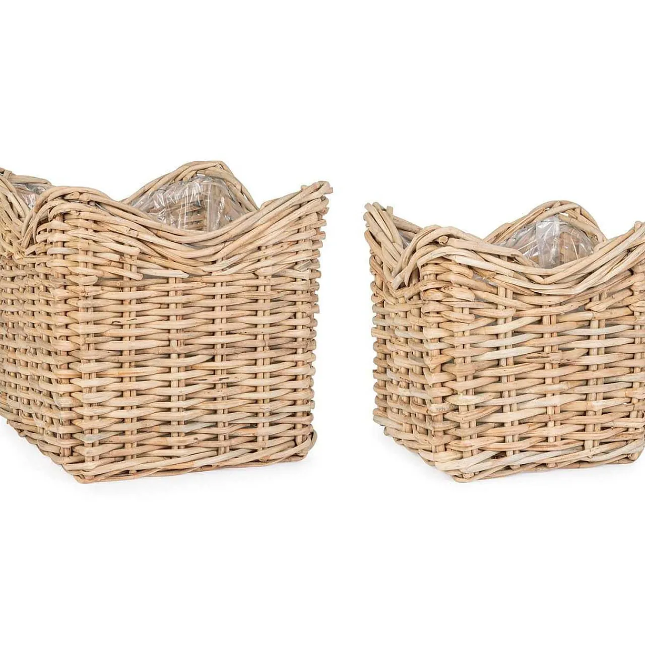 mutoni lifestyle Korb Haris Natur (2Er-Set)> Boxen & Körbe